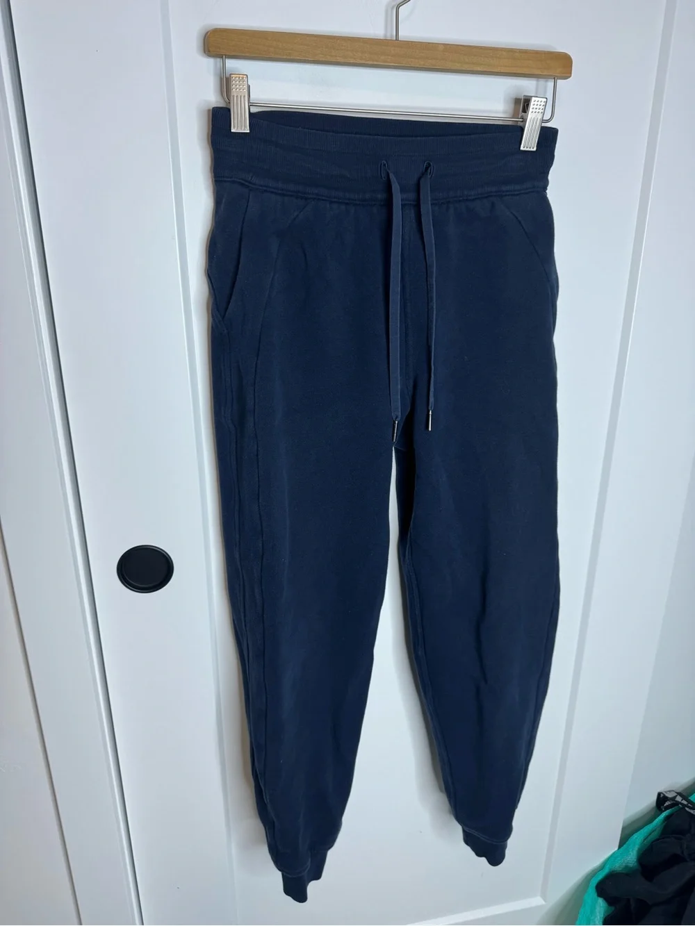Lululemon Scuba Relaxed High-Rise Jogger Pants True Navy Blue Size 4